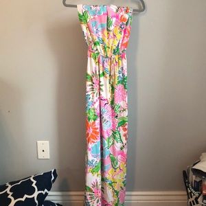 Lily Pulitzer Strapless Maxi Dress